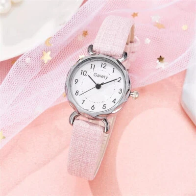 Bijou montre rose tendance mode pour femme avec chiffres cadeau offert réglable - Photo 1/3