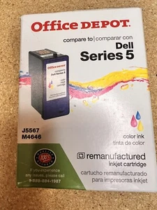 Office Depot Color Ink Cartridge Dell Series 5 904-055 - Picture 1 of 6