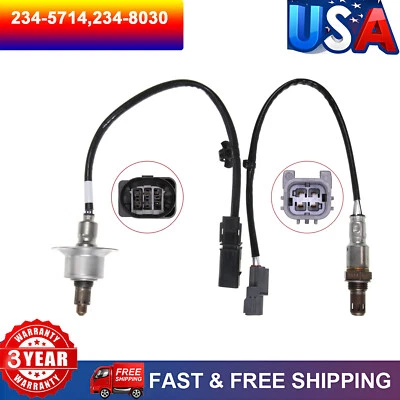 2pcs Oxygen Sensor Up+Down For Hyundai Sonata 2.4L L4 2015 2016 2017 2018 2019 - Image 1 of 4