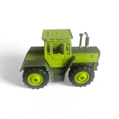Matchbox MB-TRAC 1600 Turbo Mercedes-Benz Tractor Green 1:77 Vintage 1990 Loose  - Image 1 of 4
