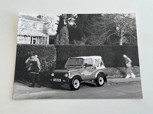 SUZUKI SAMURAI Soft Top Original Black & White Press Photo Photograph April 1992 - Picture 1 of 2