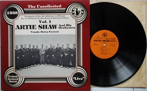 The Uncollected Artie Shaw V. 1, 1938 (Vinyl LP, 1978, Hindsight) VG+/EX - Picture 1 of 2