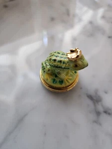 Halcyon Days Bonbonnieres Frog Prince Trinket Box England NEW! - Picture 1 of 5