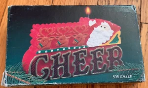 Tidings of Christmas Bayberry Scented Wax Candle #535 Cheer- New Vintage - Jasco - Picture 1 of 4