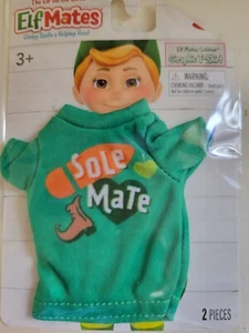 NUOVO Elf on the Shelf 2 pz. Set accessori compagno elfo calzolaio self-mates Natale - Foto 1 di 2