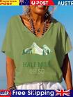 Hiking Its another half mile or so V Neck T-shirt-06423