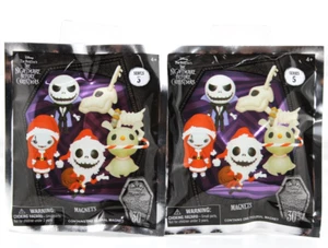The Nightmare Before Christmas Lot Of 2 Blind Bags Figural Magnets Series 5 New - Picture 1 of 11