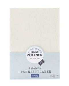 JULIUS ZÖLLNER Spannbettlaken Jersey 60x120 - 70x140 Ecru - Bild 1 von 1