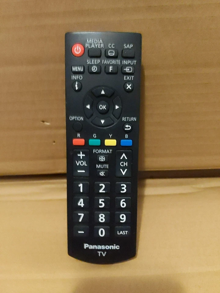 Panasonic TV YS1302573 Remote Control N2QAYB000820 - Image 1 of 2