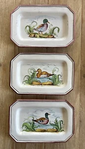 Italienische Keramik Keramik Wandteller (3) rustikal Landhaus Ente Vintage handbemalt - Bild 1 von 5
