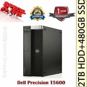 Dell Precision T5600 2x Xeon E5-2650 2.00 16GB 480GB SSD + 2TB HDD NVIDIA® 4000.