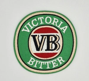 VB Beer Patch Australia Harley Davidson Vest Iron Sew On Biker - Picture 1 of 2