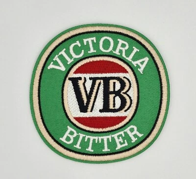 VB Beer Patch Australia Harley Davidson Vest Iron Sew On Biker - image 1 of 2