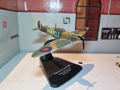 1:72 Spitfire Supermarine Mk1 RAF 1940 Scale Diecast Model Metal Plane IXO - Image 1 of 4