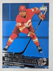 2023-24 Upper Deck Star Rookies Box Set #11 Matthew Coronato Blue Rookie Card RC - Picture 1 of 2