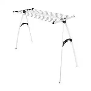 Hills Premium Portable 120 Clothesline 12m Drying Space - Surfmist - Picture 1 of 6