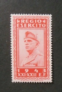 ITALIA  ITALY 1943 "REGIO ESERCITO  XXI.XXII E.F. " 1Valore MNH** - Picture 1 of 2