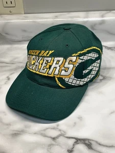 Vintage Green Bay Packers Mütze Sports Specialties Grid Shadow Snap Back Cap grün - Bild 1 von 8