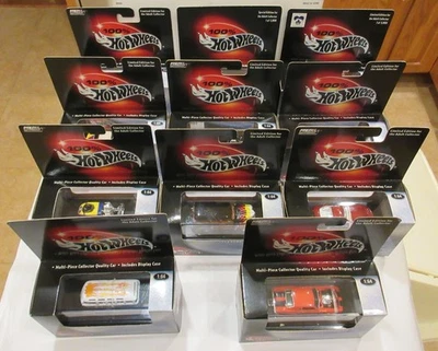 HOT WHEELS ~ 11 SINGLE BLACK BOX 100% CARS ~ - Image 1 of 2