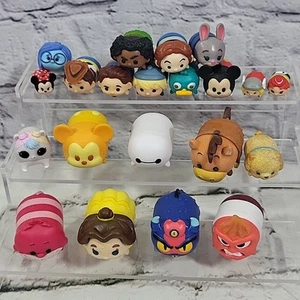 Disney Tsum Tsum Vinyl Figures Lot Of 21 Mixed Sizes Toy Story Frozen Inside Out - Picture 1 of 12