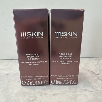 2 111SKIN Rose Gold Radiance Booster - 0.34 oz / 10ml each NIB 0.68oz in total - Image 1 of 4
