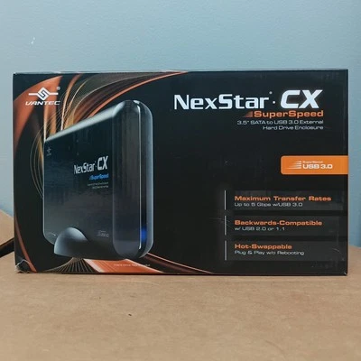 Vantec Nexstar CX Super Speed 3.5 Sata To USB 3.0 External HDD Enclosure - Used - Image 1 of 4
