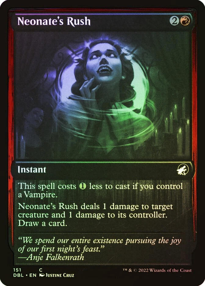 MTG FOIL Neonate's Rush  - Innistrad: Double Feature #151 - Image 1 of 1