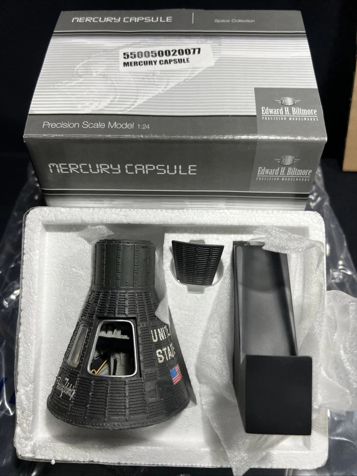 Edward H. Biltmore Precision Modelworks  Code 3 2007 1/24 NASA Mercury Capsule - Image 1 of 4