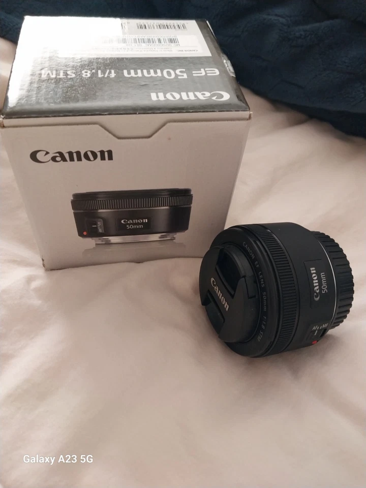 Canon EF 50mm f/1.8 STM Lens new open box - Image 1 of 1