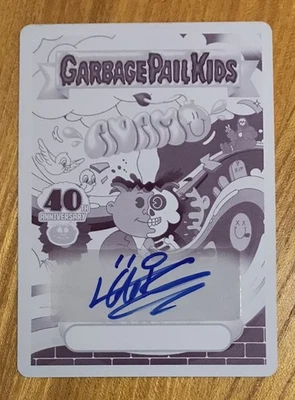 2025 Topps Worst of GPK 40th Anniversary ADAM BOMB 1/1 Magenta Printing Plate! - Image 1 of 4