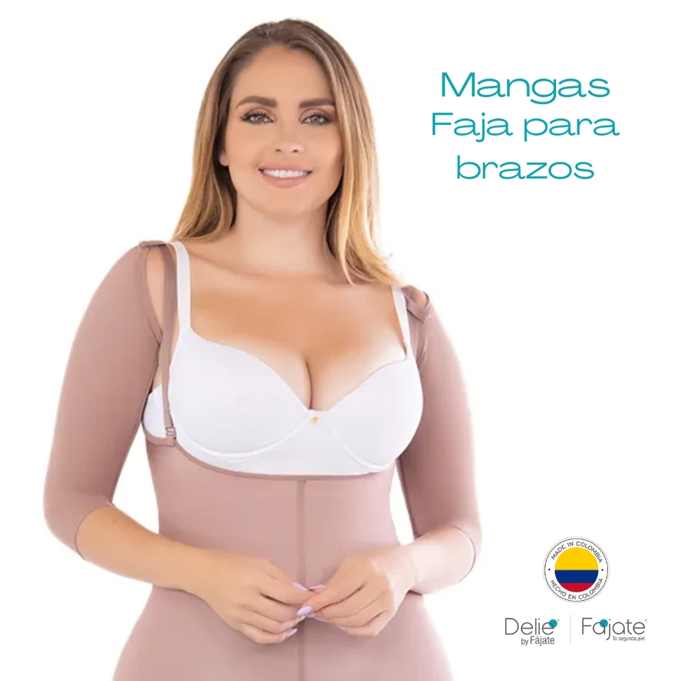 Faja Colombiana para brazos Mangas de alta compresión postoperatorias moldeador - Image 1 of 4