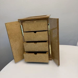 Schreibtisch Vintage Holz Uhr Organizer und Schmuck Aufbewahrung Thomas Pacconi Herren - Bild 1 von 18