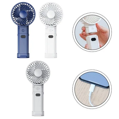 Effizienter tragbarer Mini-Handventilator mit faltbarem Design für einfaches Tr - Bild 1 von 4