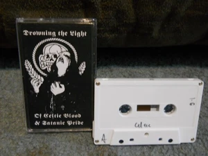 Drowning The Light Of Celtic Blood & Satanic Pride Cassette Tape 2008 NM Harvest - Picture 1 of 6