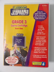 Classroom Jeopardy 3rd Grade Part One Game Cartridge - Picture 1 of 3