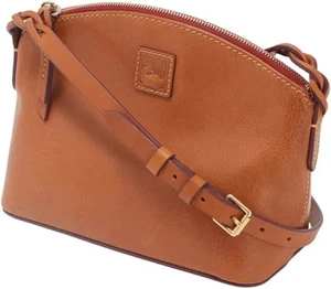 Bandolera Dooney & Bourke Florentino Cuero Penny Natural Nueva - Imagen 1 de 3