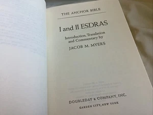 Anchor Bible: I and II Esdras by Jacob M. Myers (1980 HC) - NEW/No dust jacket - Foto 1 di 6
