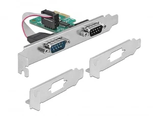 Delock PCI Express Card to 2 x Serial RS-232 - Afbeelding 1 van 3