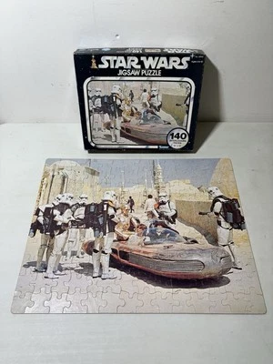 Rompecabezas Kenner 140 piezas vintage 1977 Star Wars Luke & Stormtroopers en caja original Foto 1 de 4