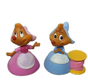 RAR Vintage Disney Cinderella Perla Suzy Wackelkopf Mini 2 Zoll Spielzeug Disneyana - Bild 1 von 9