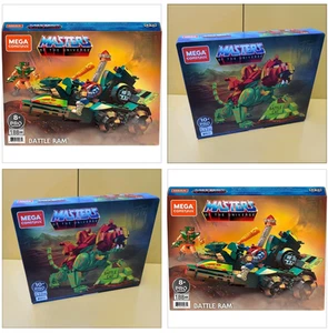 Mega Bloks Masters of The Universe He-Man Battle Ram Battle Cat Movable Figure - Picture 1 of 10