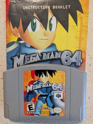 Mega Man 64 (Nintendo 64, 2001 Capcom) Authentic, Tested & Working, With Manual! - Image 1 of 2