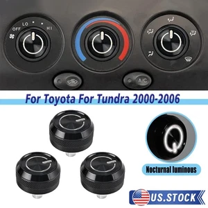 3PCS For Tundra 2000-2006 CNC AC Air Conditioning Climate Control Knob Button AT - Picture 1 of 8