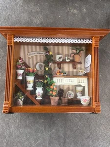 Sala miniatura porcellana Reutter vintage anni 90 Germania - Foto 1 di 1