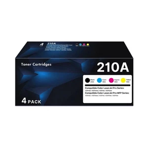 TESSO Compatible Toner Cartridges Replacement for HP 210A High Yield 4-Pack W... - Afbeelding 1 van 6