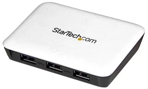 STARTECH - Adaptateur réseau USB 3.0 vers Gigabit avec Hub 3 ports, Blanc - Photo 1/1