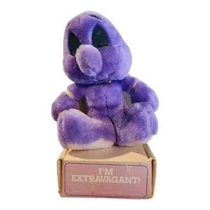 Kent Toys 1983 Moodie I Am Extravagant Plush Toy Purple Plush NEW - Picture 1 of 7