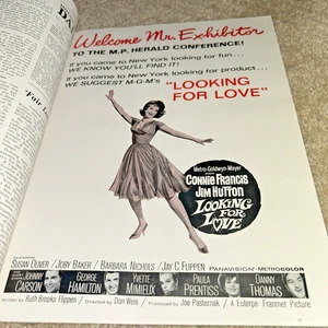 May 13, 1964 MOTION PICTURE DAILY "LOOKING FOR LOVE" Connie Francis 1 Page Ad - Picture 1 of 8