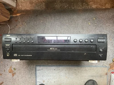 JVC XL-F154BK 5 Disc Automatic CD Player/Changer Parts Or Repair - Image 1 of 3