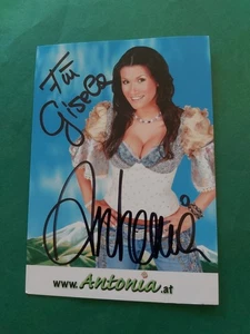 Antonia , Musik , Autogrammkarte , Sexy - Picture 1 of 2
